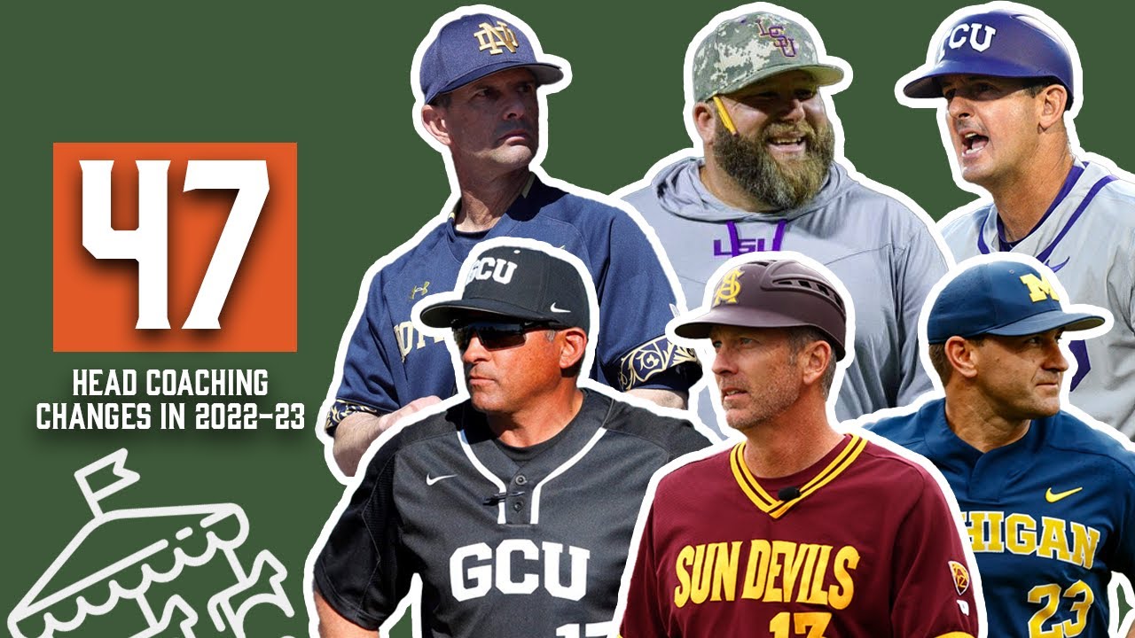 The 2022 NCAA Baseball Coaching Carousel was HECTIC