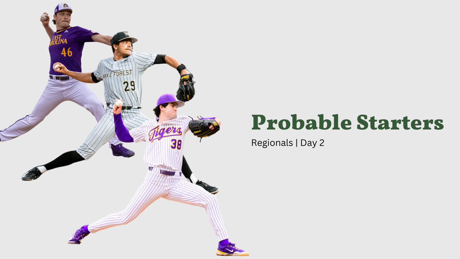 Regionals Probable Starters, Day 2